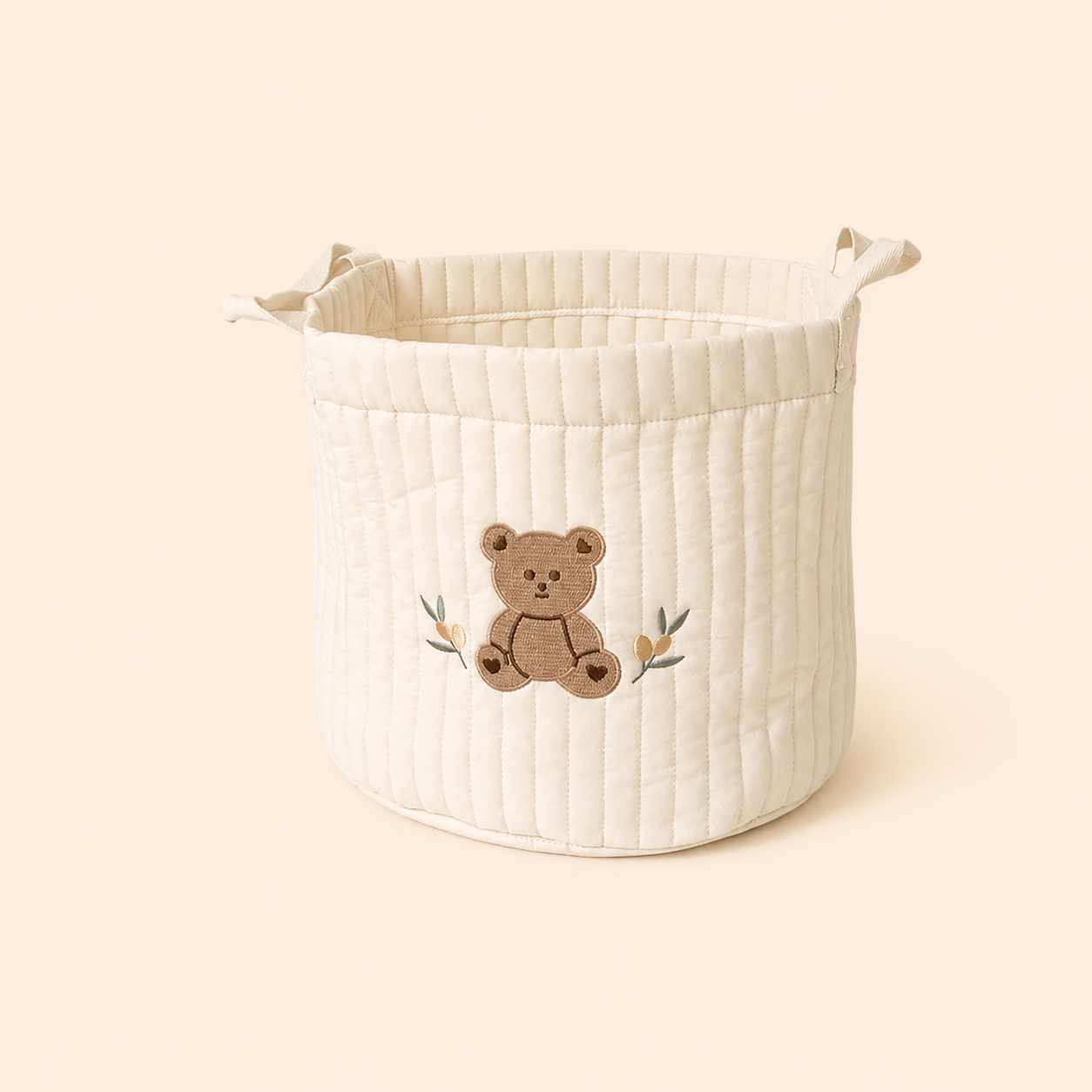 Embroidered Nursery Storage Basket