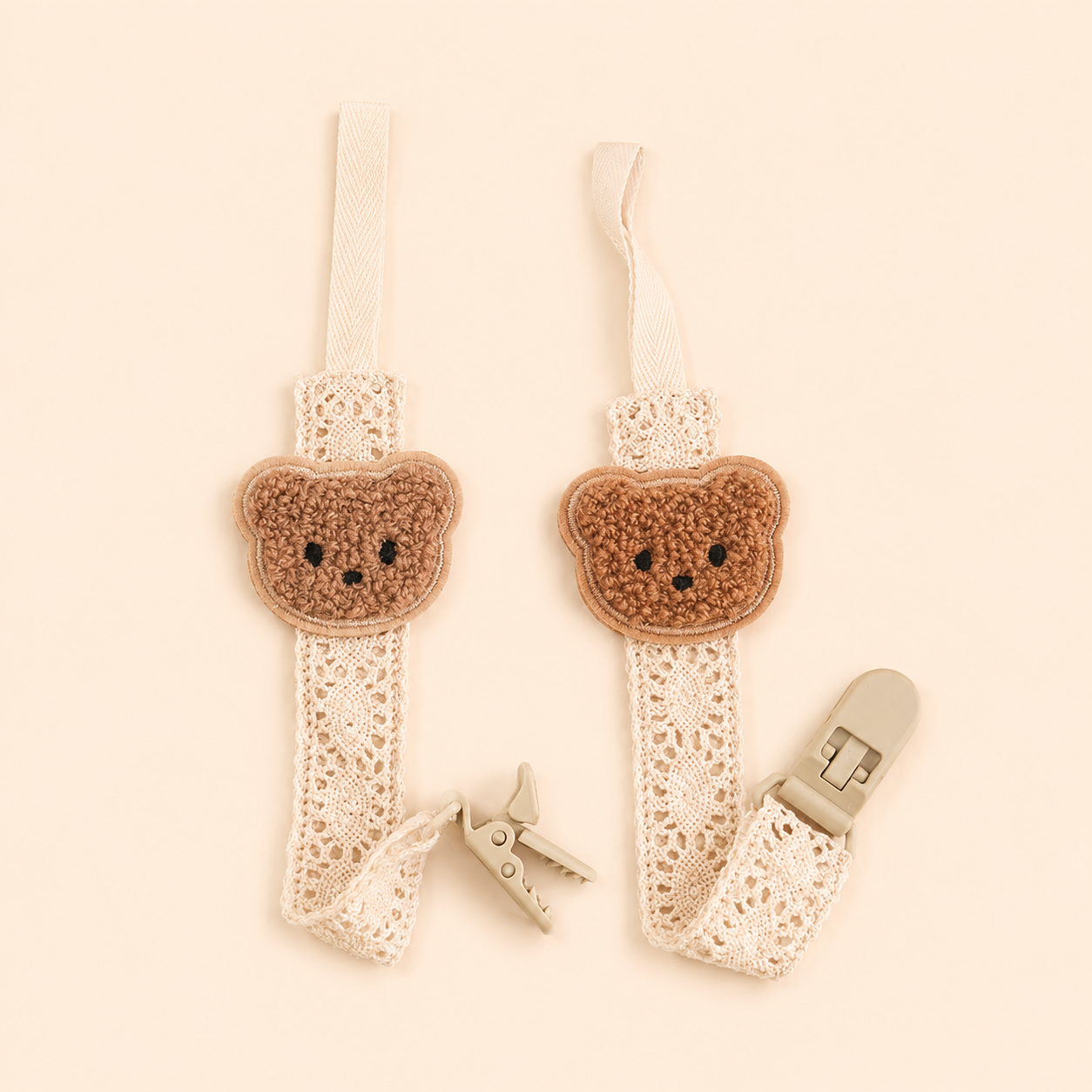 Bear Pacifier Clip
