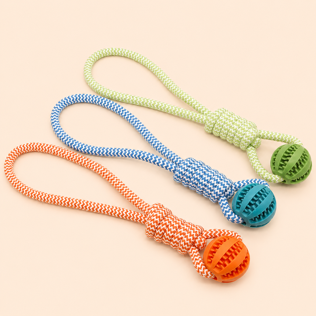Rope Ball Dental Dog Toy