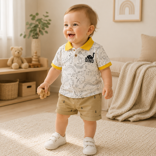 Boys Cotton Polo Shirt