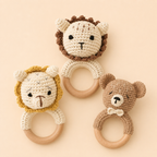CozyBear Crochet Rattle