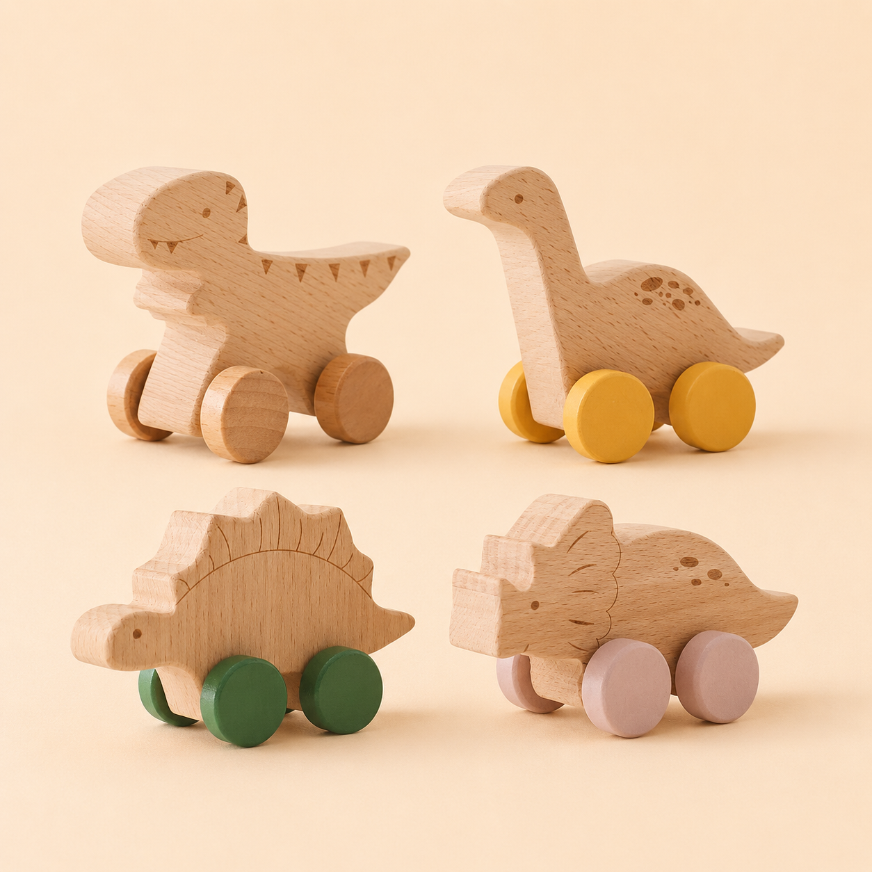 Woodland Dino Rolling Toy