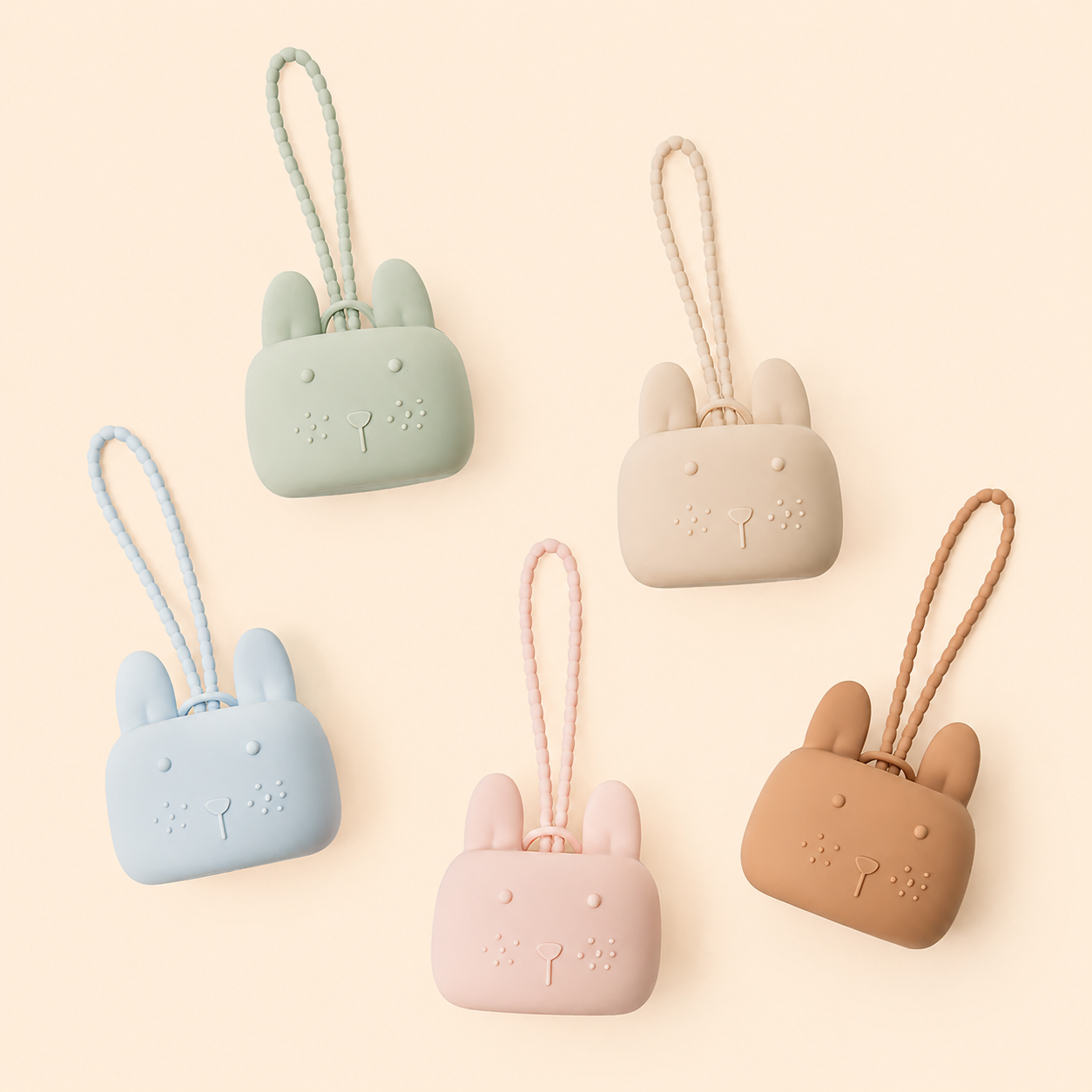 Baby Silicone Pacifier Holder Case