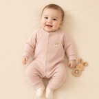 PureCotton Baby Ribbed Romper