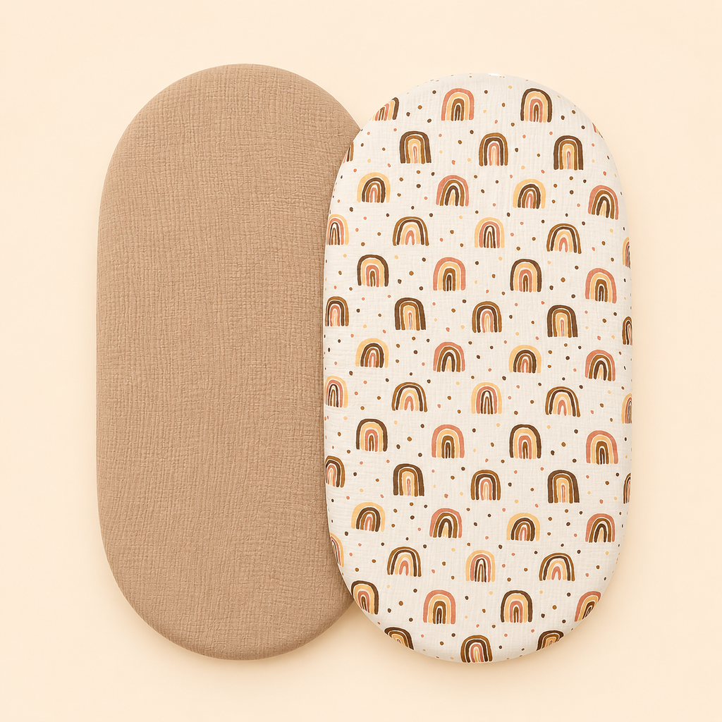Muslin Fitted Bassinet Sheets