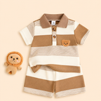 TeddyStripe Summer Set