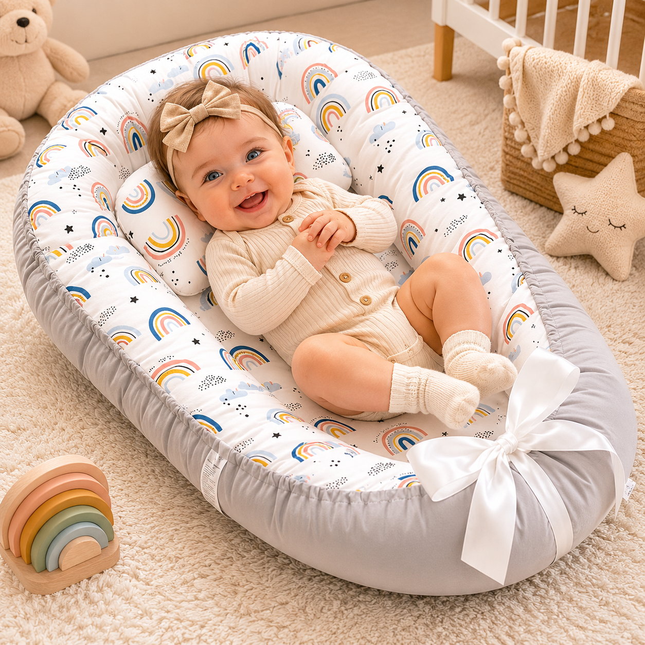 Baby Nest Lounger Bed