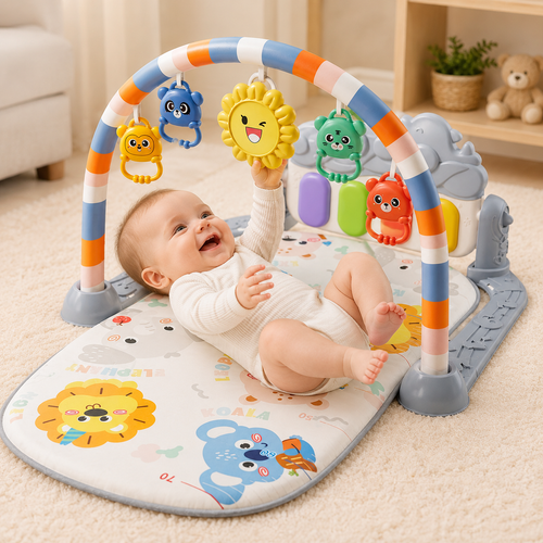 Baby Activity Play Mat & Piano Gym