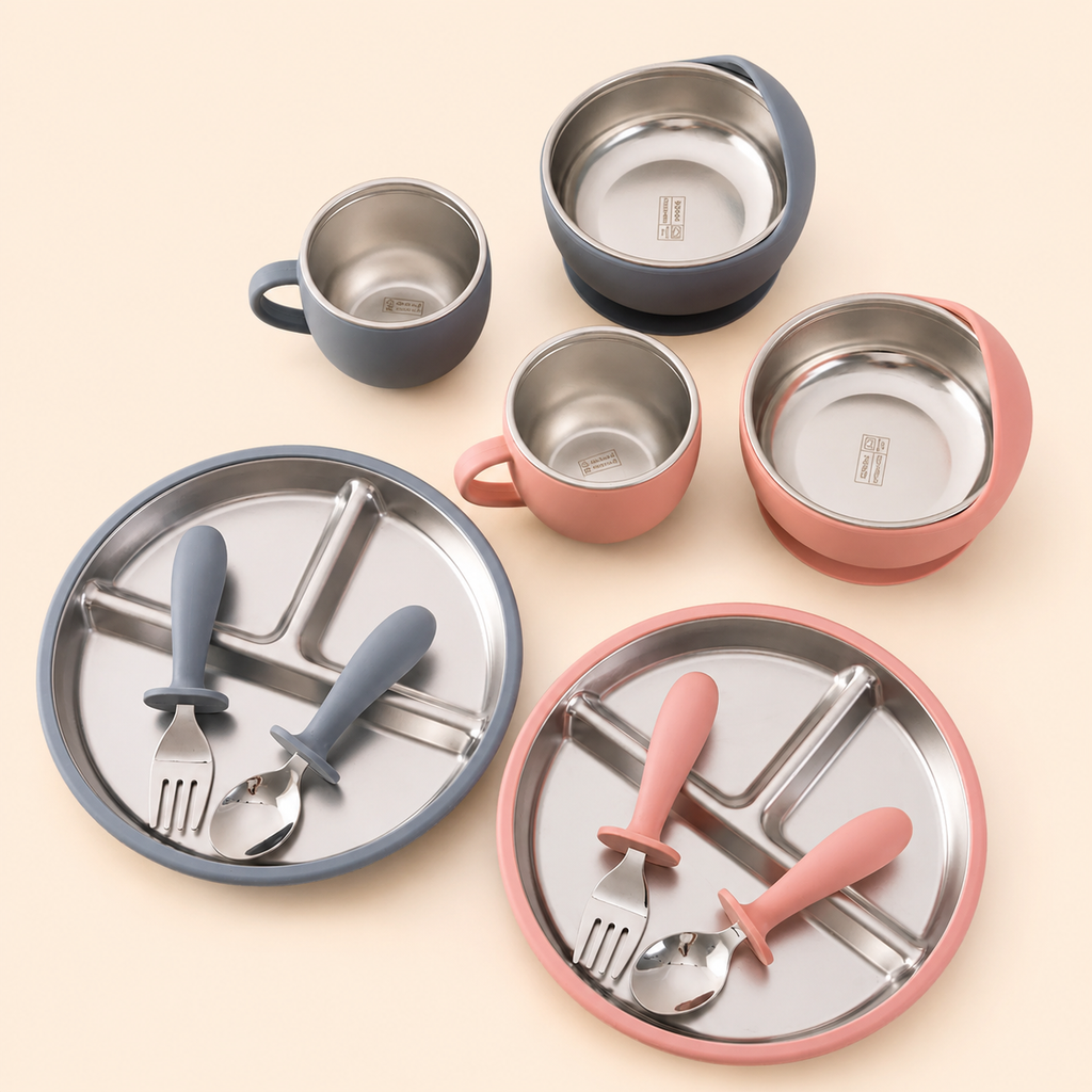 Stainless Steel Baby Feeding Set