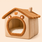 Cozy Plush Pet House Bed