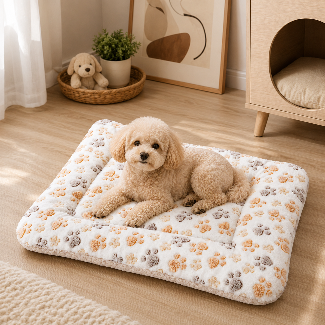 Plush Reversible Pet Sleeping Mat