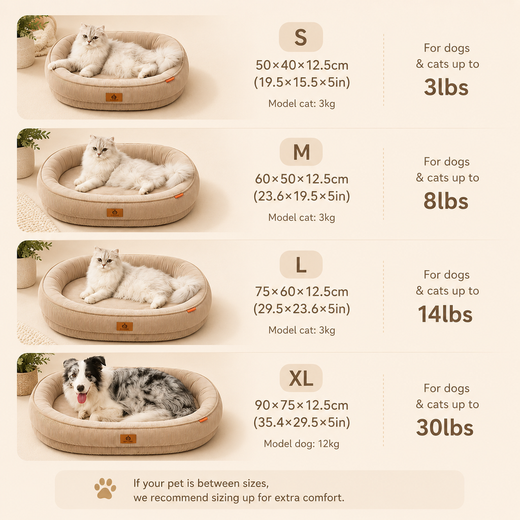 Orthopedic Plush Pet Bed