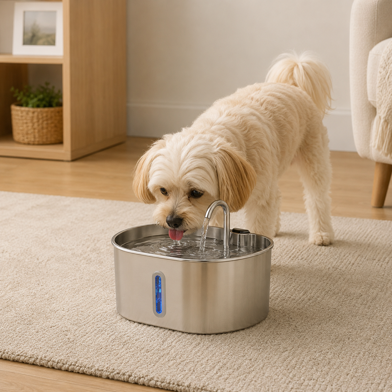 Stainless Steel Pet Water Fountain