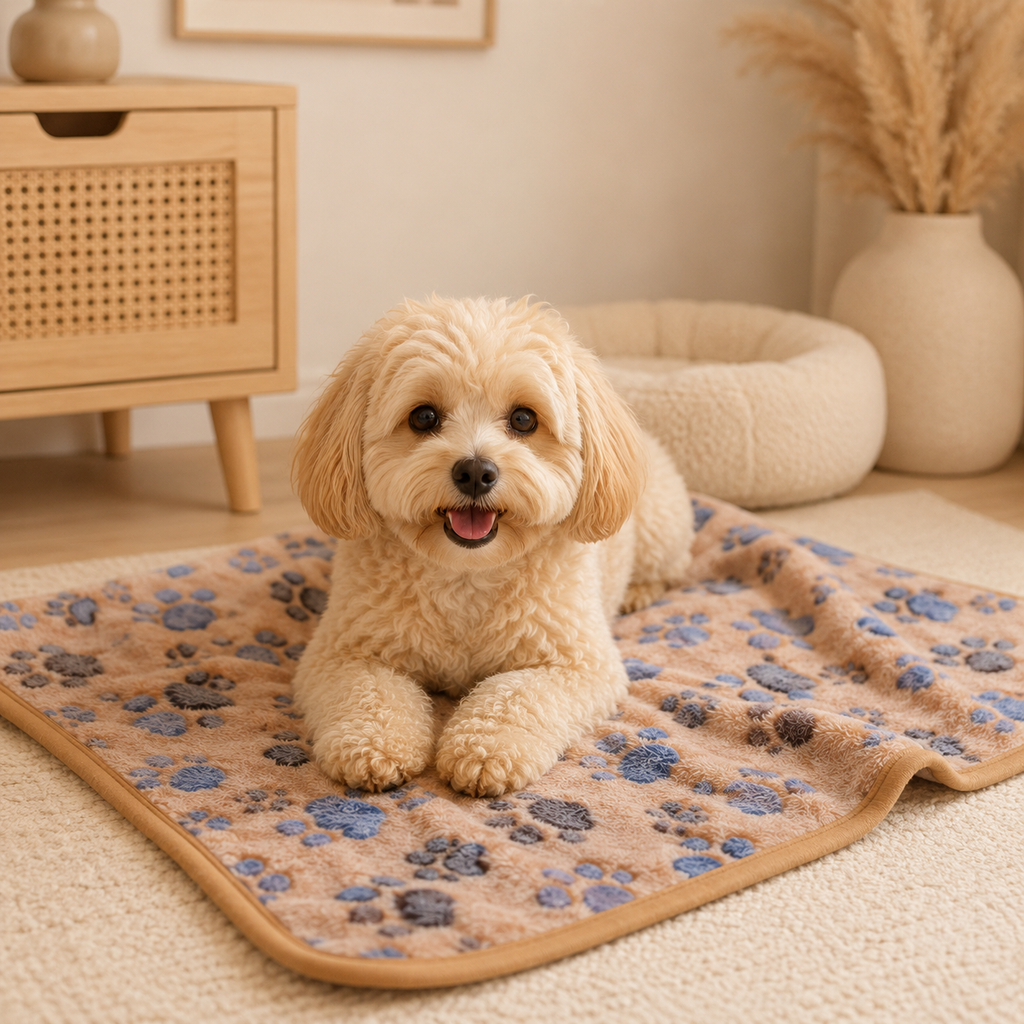 SnugglePaws Plush Pet Blanket