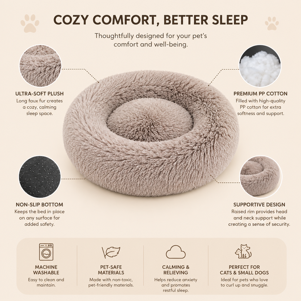 Calming Plush Nest Bed