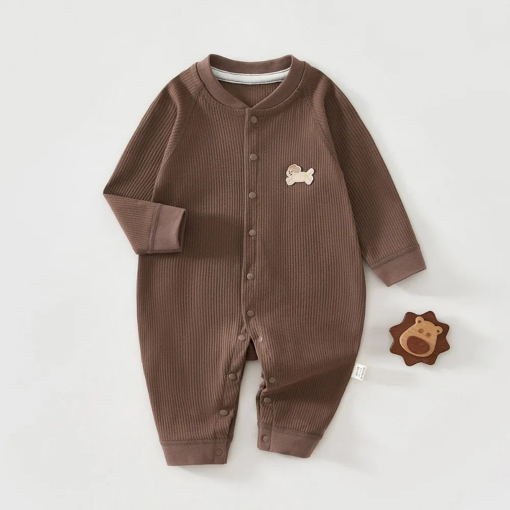 PureCotton Baby Ribbed Romper
