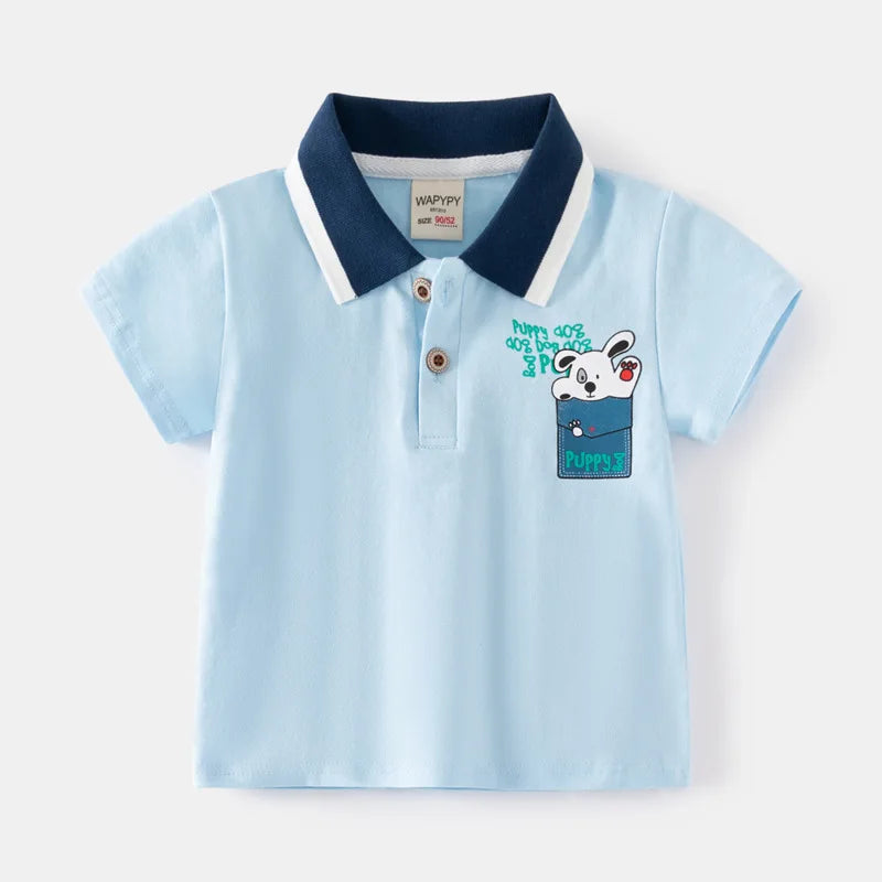 Boys Cotton Polo Shirt
