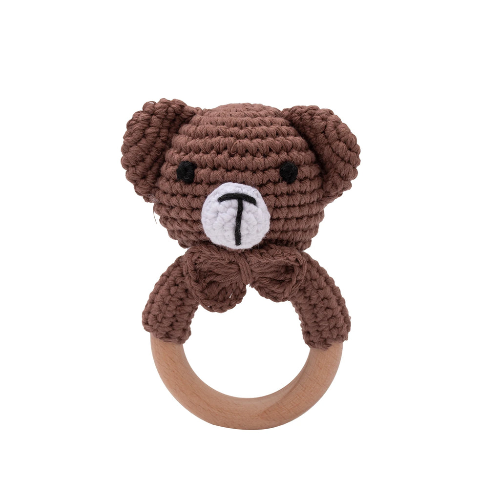 CozyBear Crochet Rattle