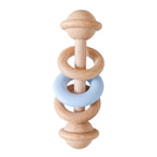 Natural Wooden Teether Rattle
