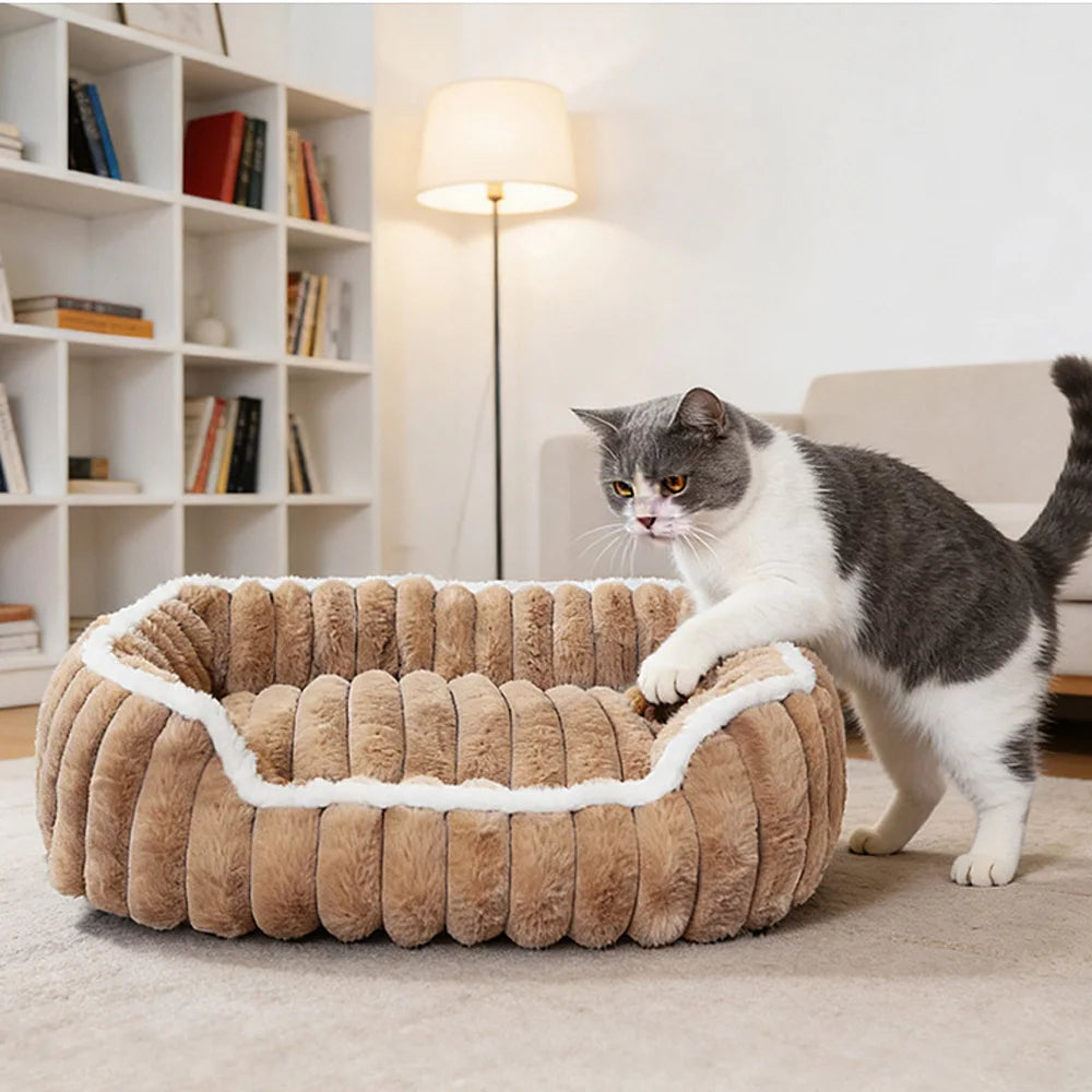 Plush Orthopedic Pet Bed
