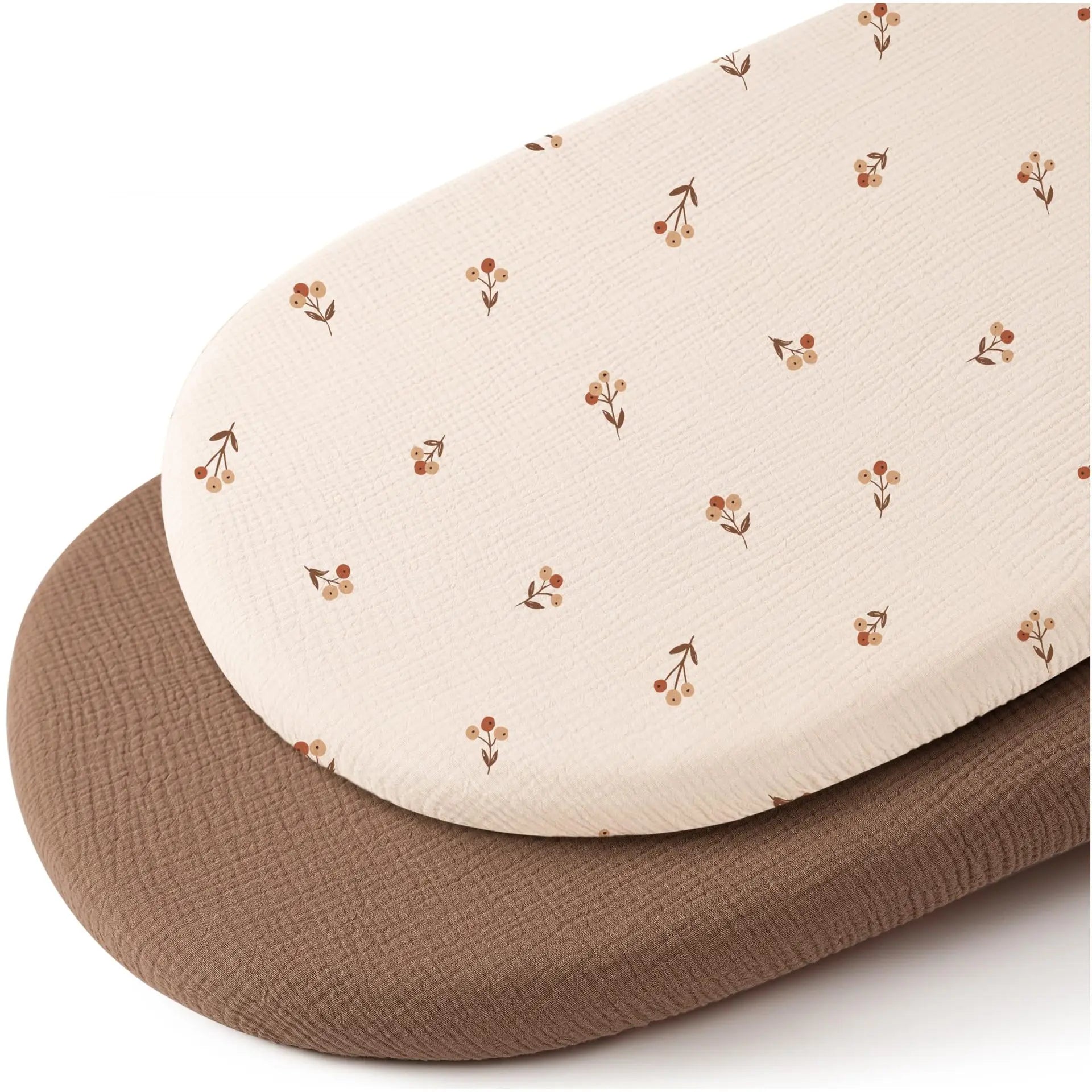 Muslin Fitted Bassinet Sheets