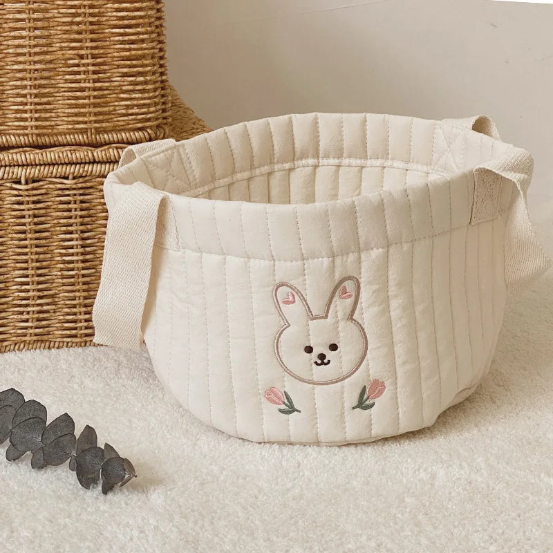 Embroidered Nursery Storage Basket