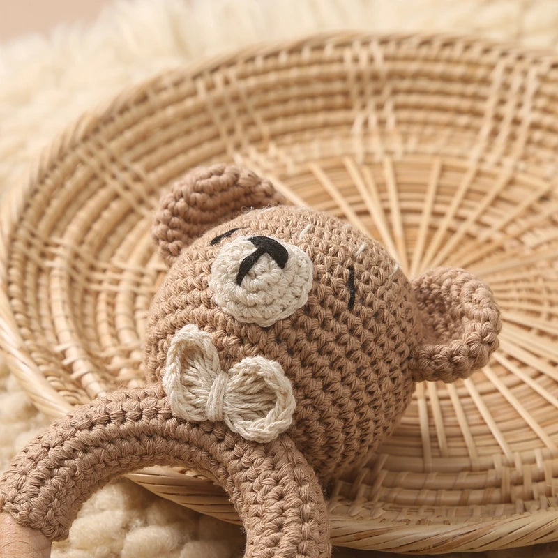 CozyBear Crochet Rattle