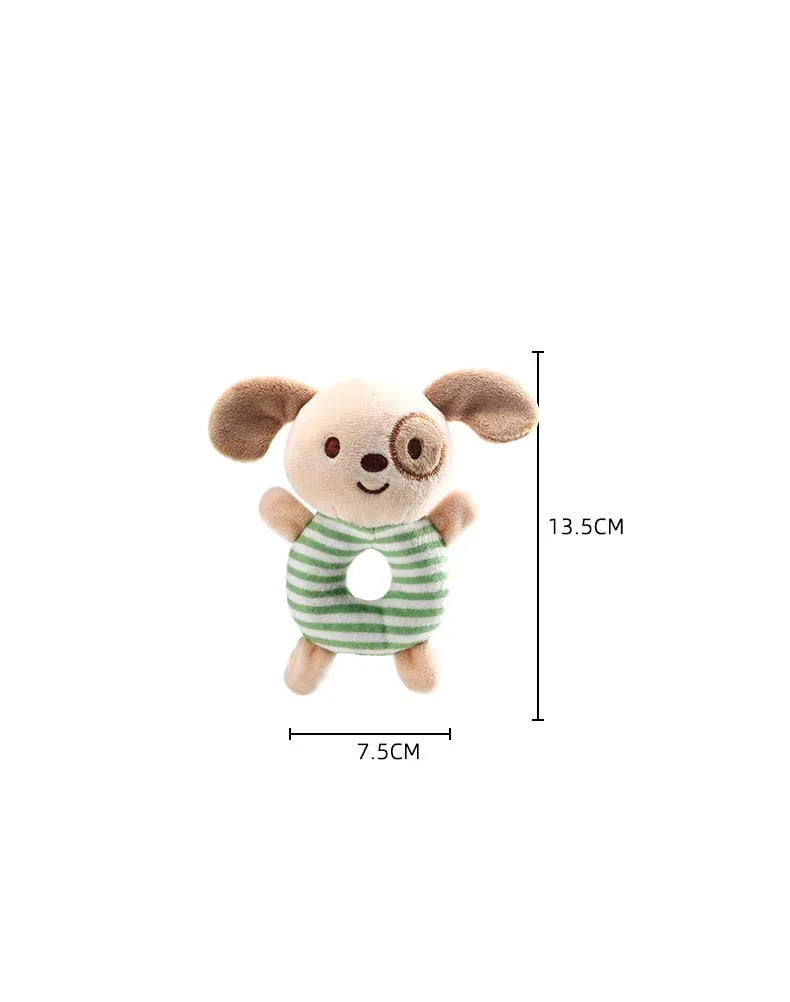 Plush Animal Baby Rattle Toy