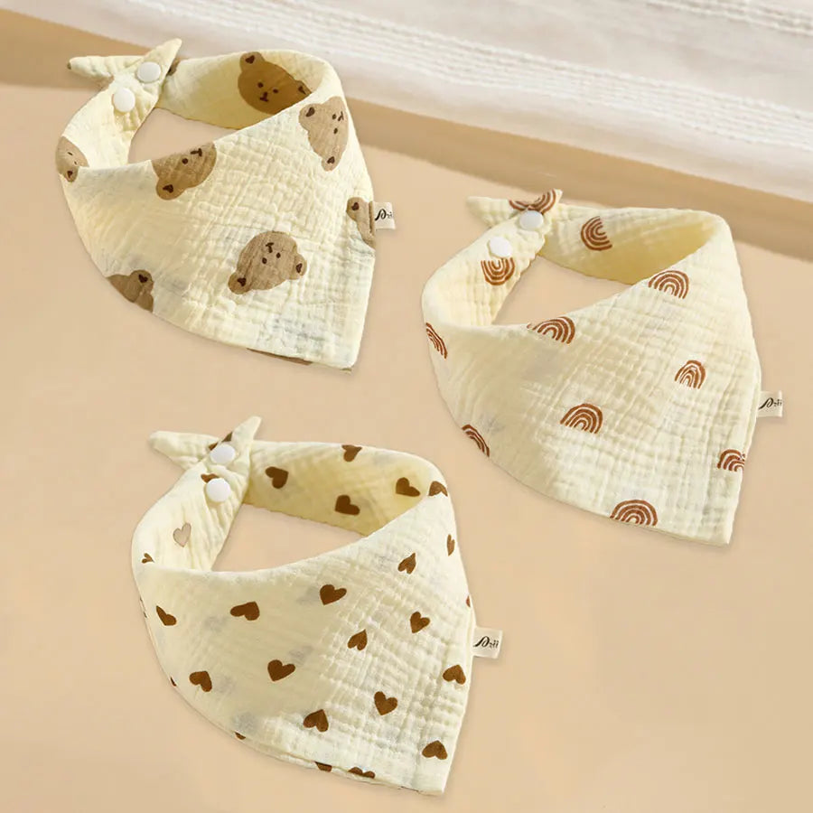 CloudCotton Petal Bib Set