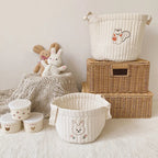 Embroidered Nursery Storage Basket