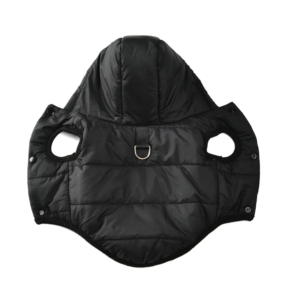 Fleece Hooded Dog Jacket