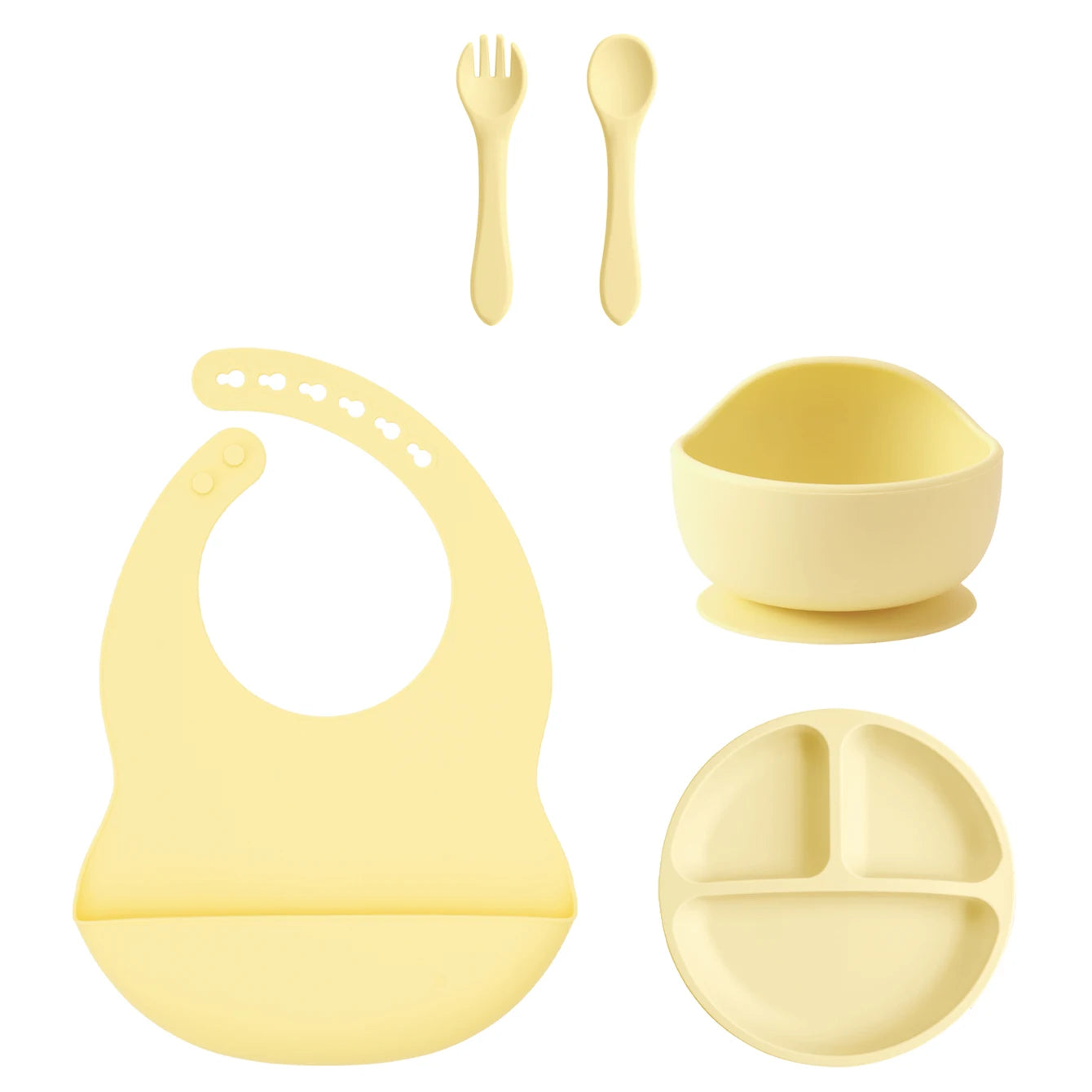 Silicone Mealtime Essentials Set