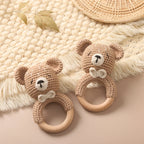 CozyBear Crochet Rattle