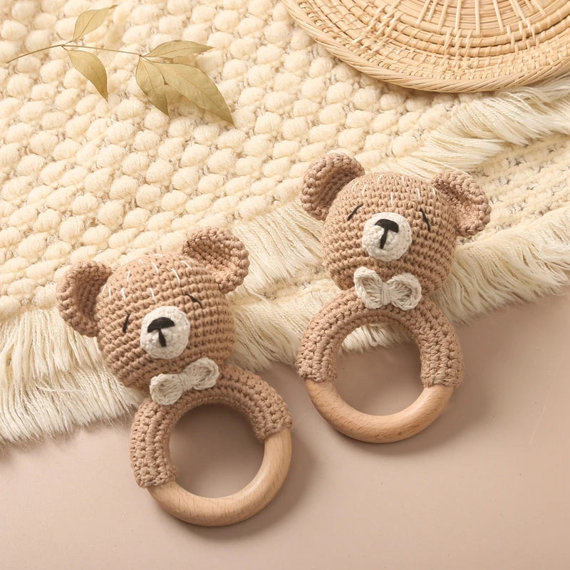 CozyBear Crochet Rattle