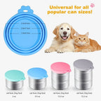 Reusable Pet Food Can Cover Set