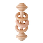 Natural Wooden Teether Rattle