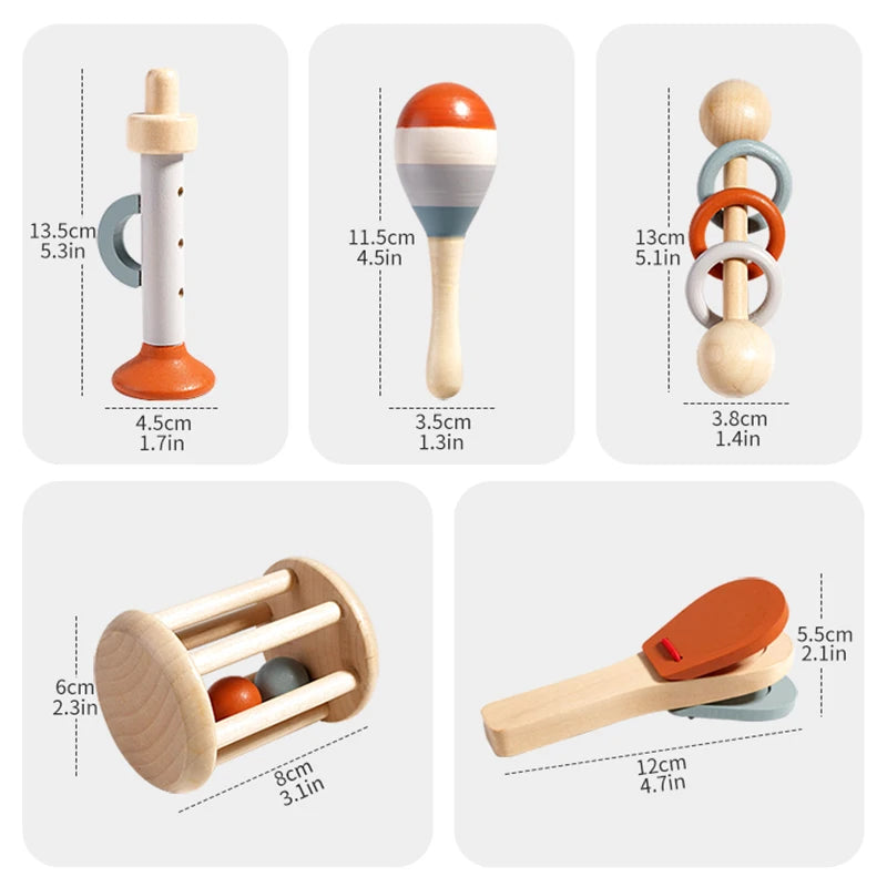 Montessori Music & Rattle Set