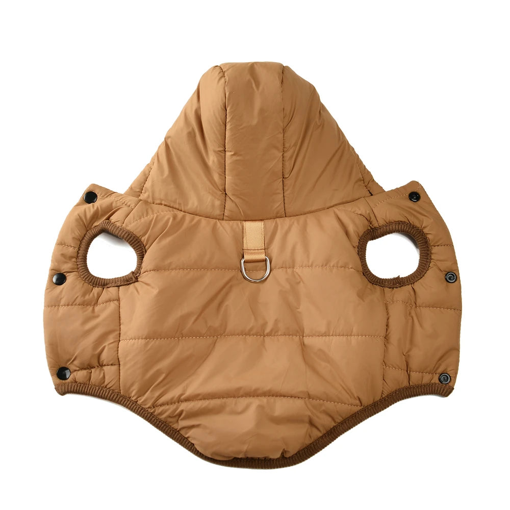 Fleece Hooded Dog Jacket
