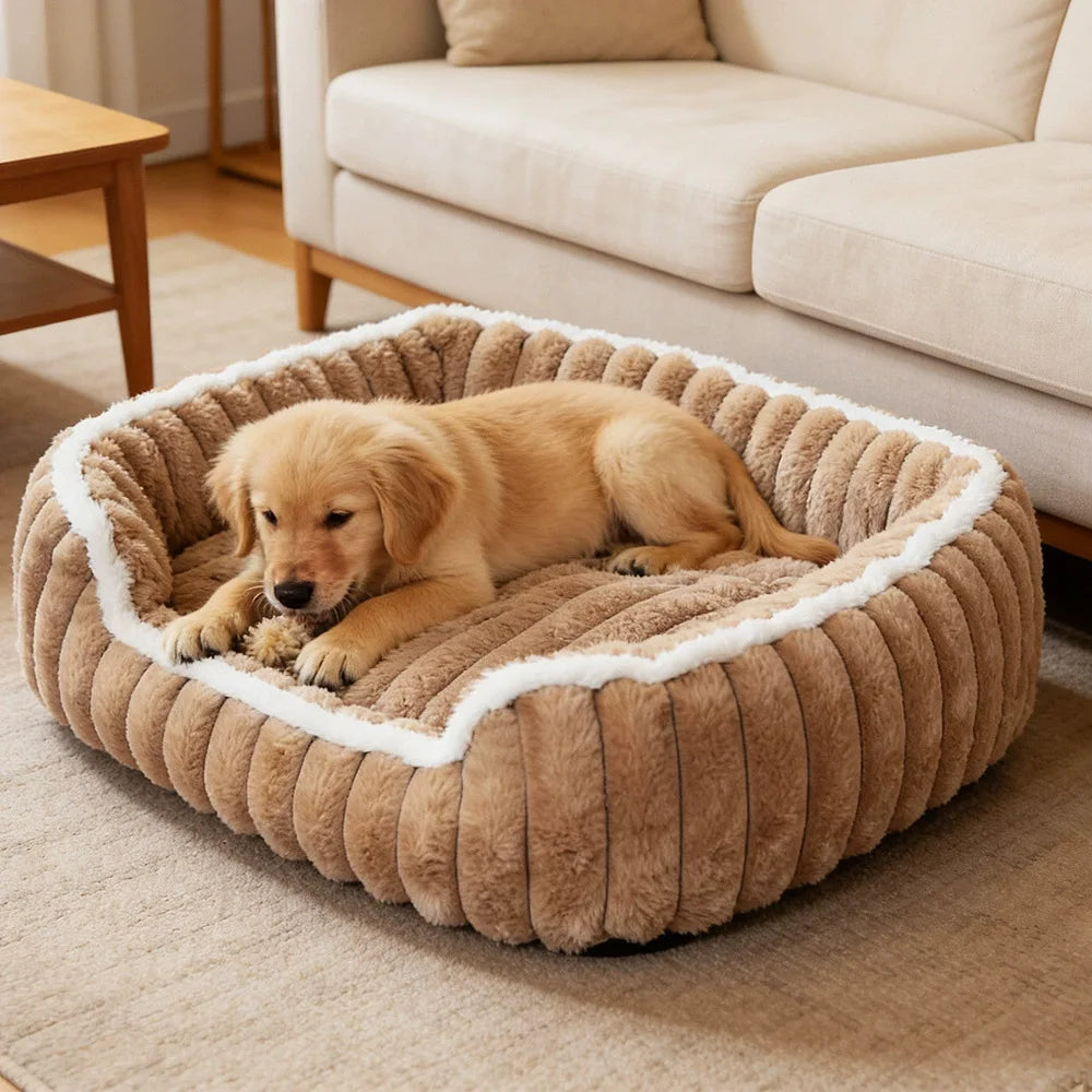 Plush Orthopedic Pet Bed
