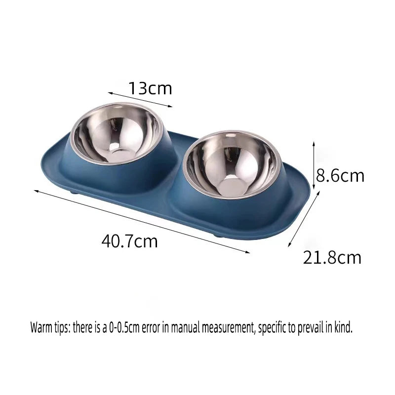 Elevated Double Pet Feeding Station