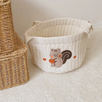 Embroidered Nursery Storage Basket