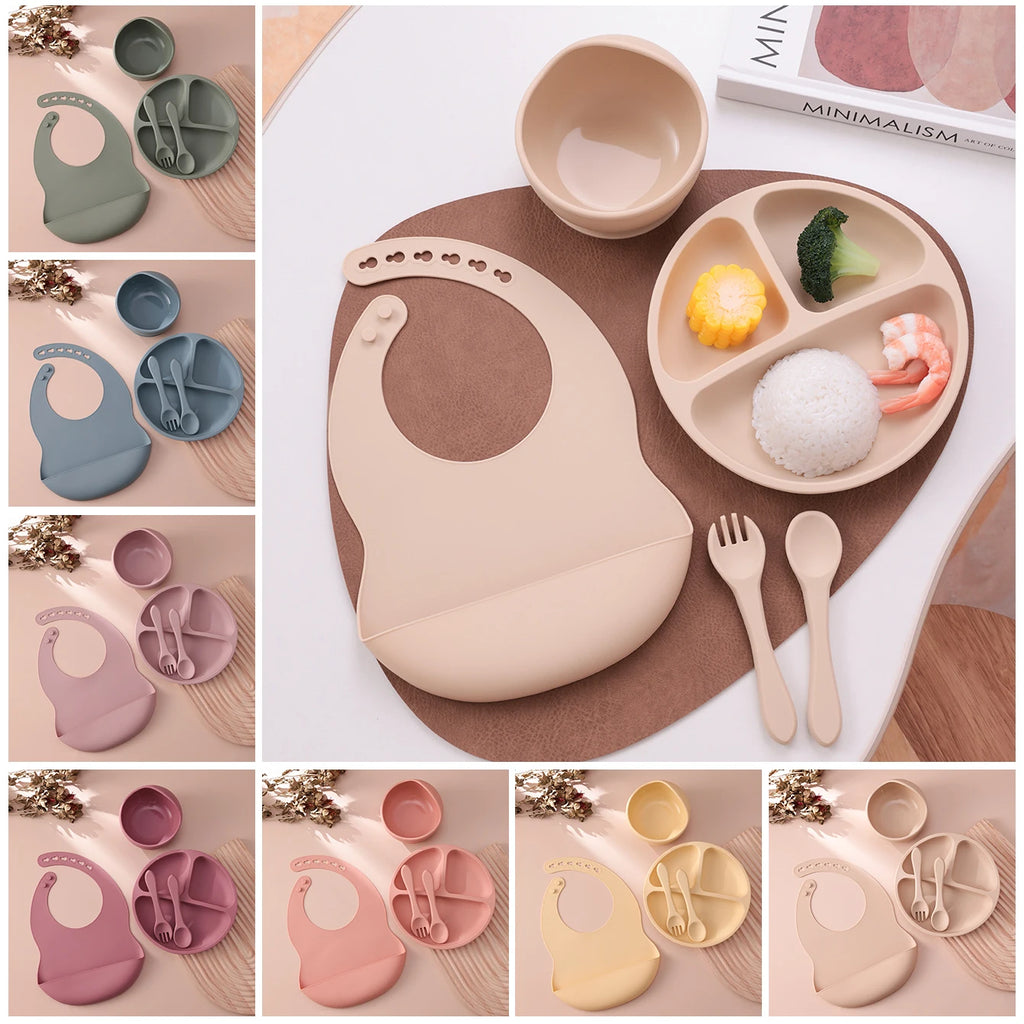 Silicone Mealtime Essentials Set