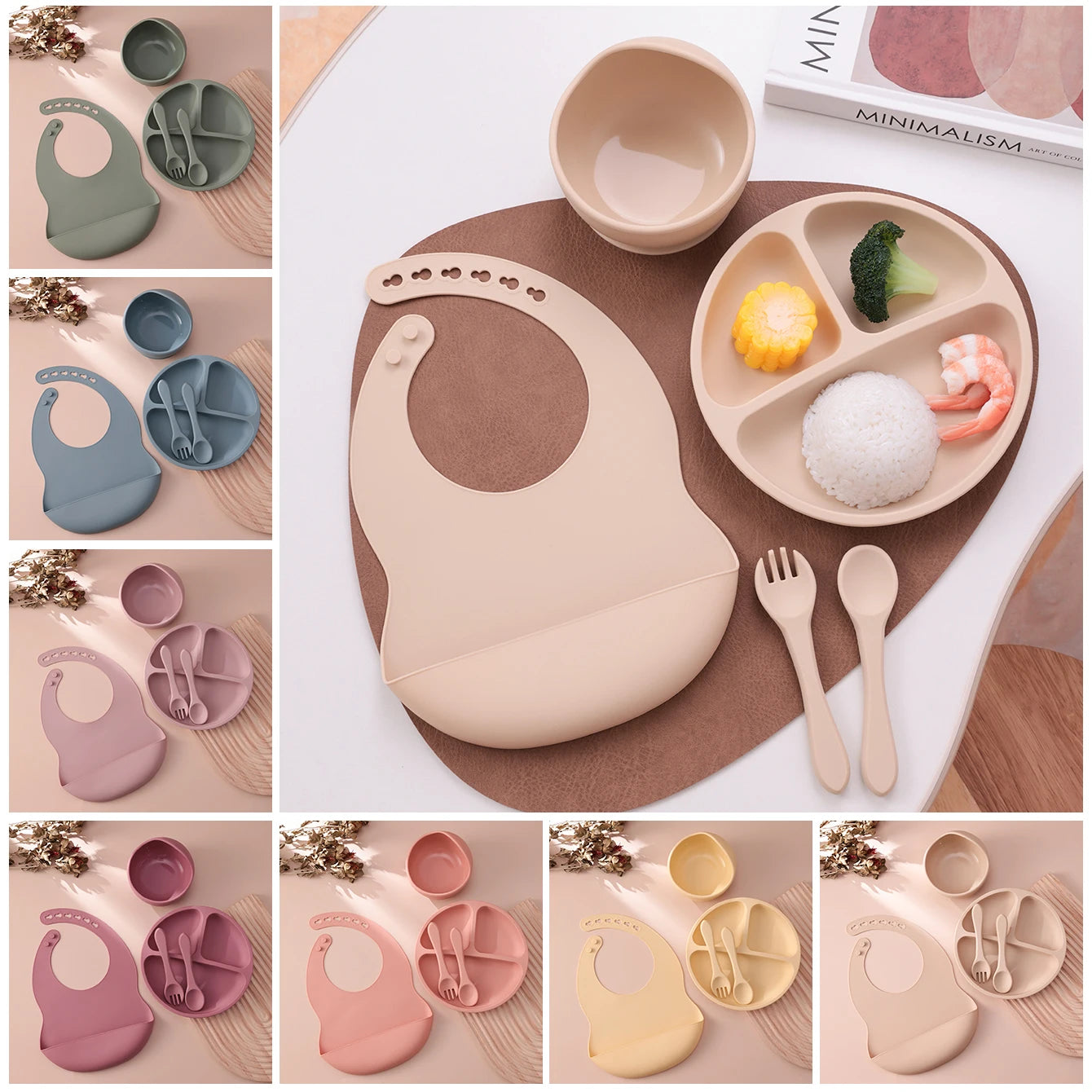 Silicone Mealtime Essentials Set