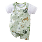 Safari Friends Baby Romper Set