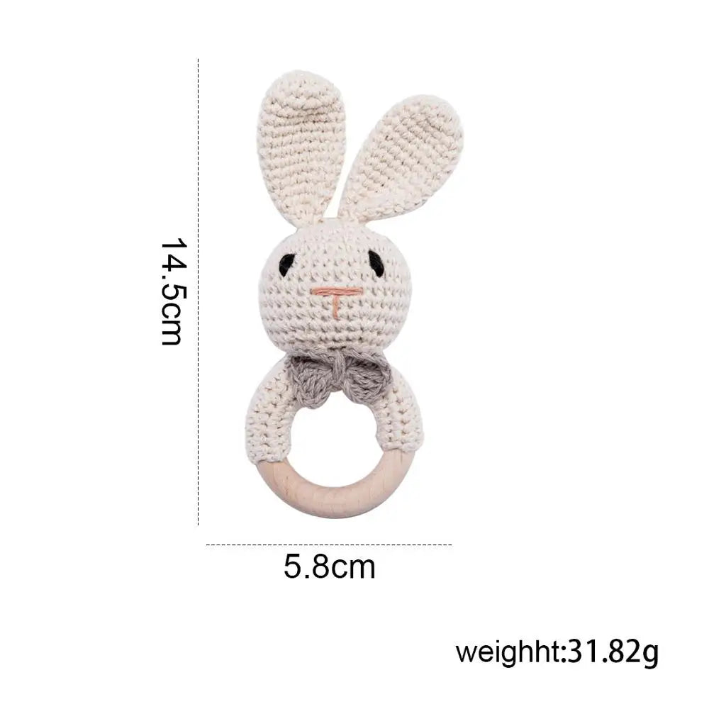 CozyBear Crochet Rattle