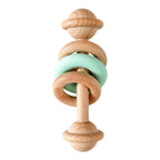 Natural Wooden Teether Rattle