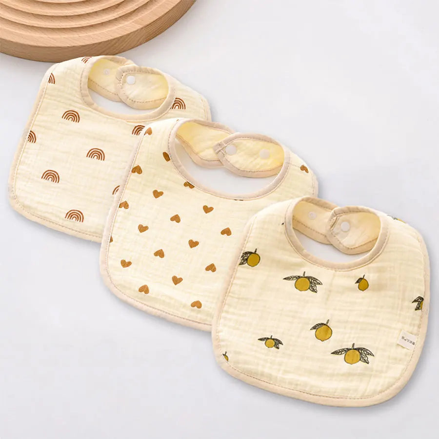 CloudCotton Petal Bib Set