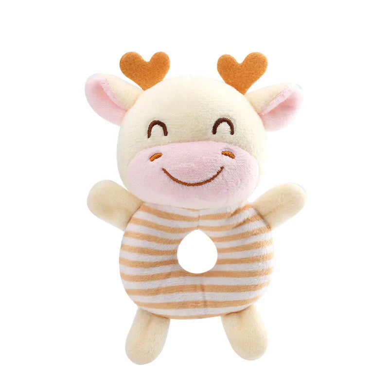 Plush Animal Baby Rattle Toy