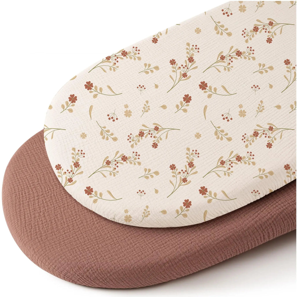Muslin Fitted Bassinet Sheets