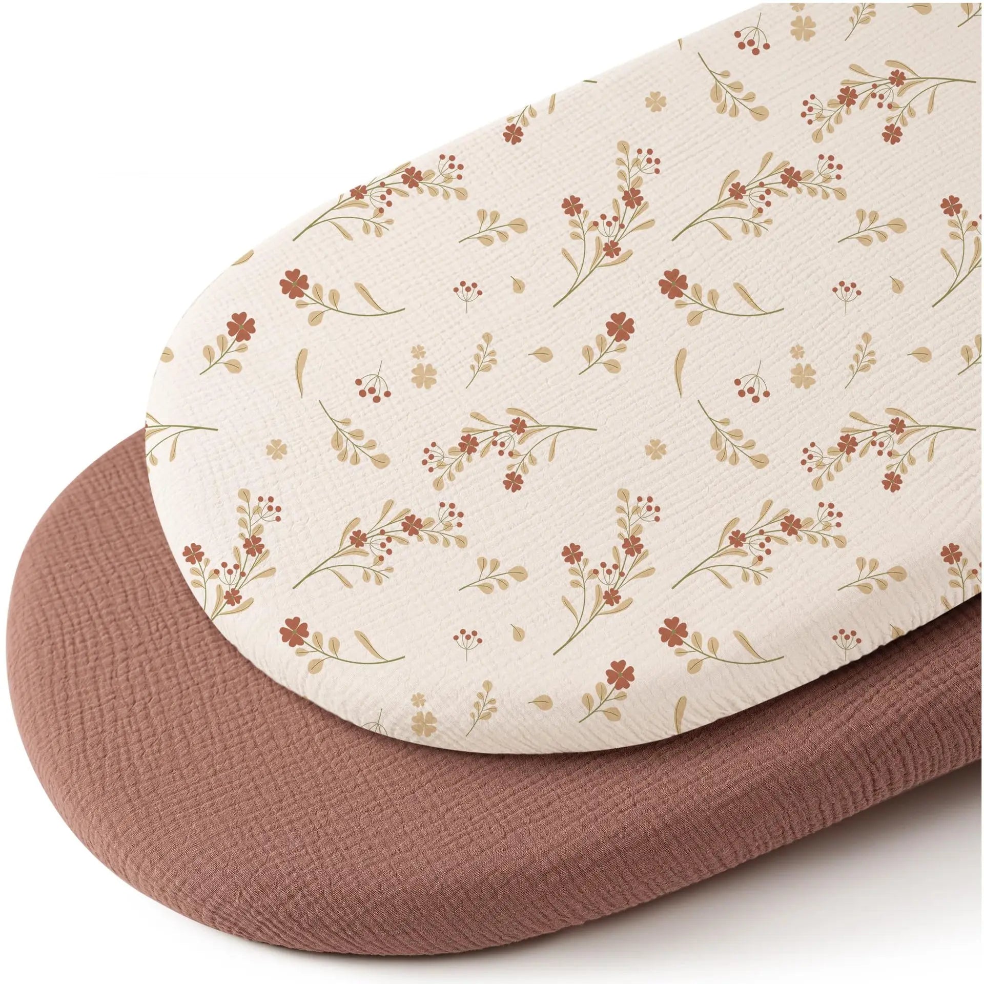 Muslin Fitted Bassinet Sheets